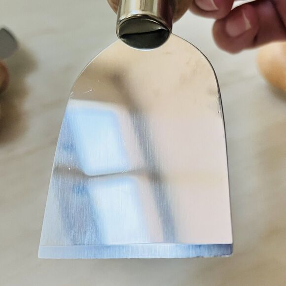 Cheese Board Spread Knives Wooden Handle Set of 3 Gatherings Party - Picture 5 of 6